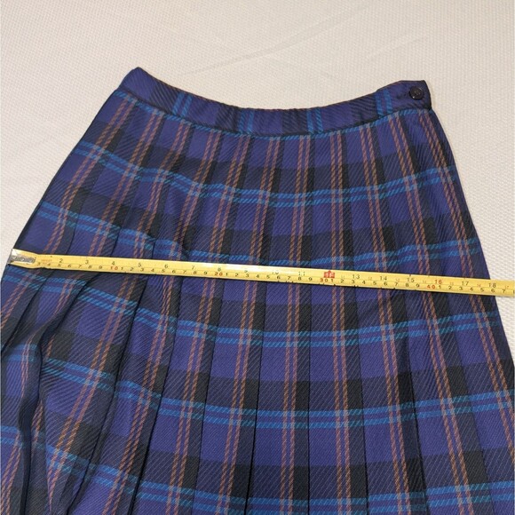 Pendleton Skirt Women's size 8 Pure Virgin Wool Authentic Malcolm Tartan Plaid - Picture 4 of 5